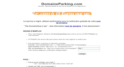 Desktop Screenshot of domaineparking.com
